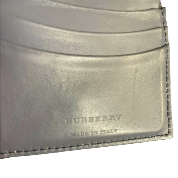 Burberry Small Snap Wallet With Red and Gold Crossbody Chain and Red Insert - Picture 6 of 16